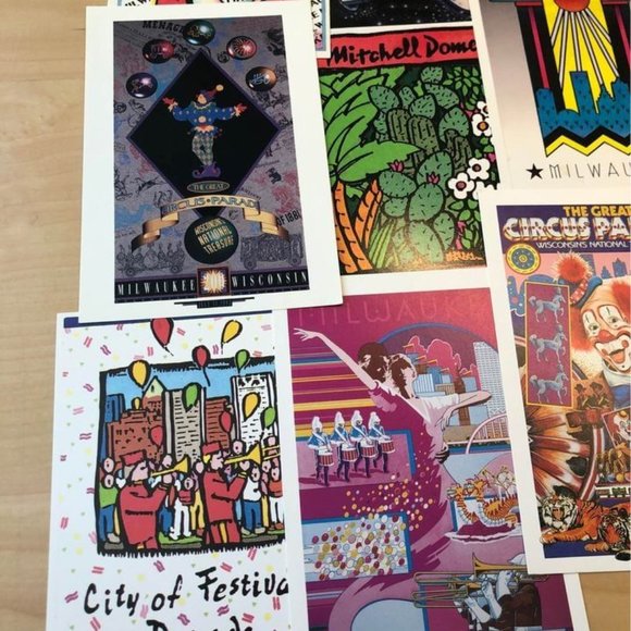 1980s/90s Vintage Wisconsin Unused Postcards #WIPC. - Picture 2 of 8